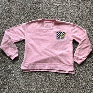 Vintage MTV Pink Crewneck Sweatshirt Womens XS 90s Alternative Punk Music Grunge